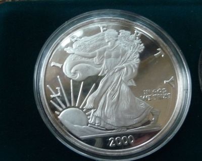 3 Washington Mint Coins 2000 Liberty 999 silver