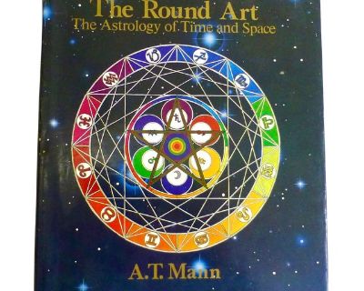 The Round Art, Vintage Astrology Book, Illustrated