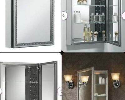 NEW KOHLER Surface or Recessed Mount Mirrored Medicine Cabinet