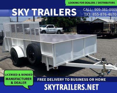 2026 Sky Trailers Utility Trailer 8X12X2 (1-3.5K) LANDSCAPE