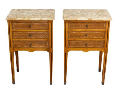 Pair of 20th Century French Bedside Tables