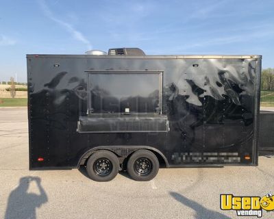 2022 8' x 16' Freedom Kitchen Food Concession Trailer with Pro-Fire Suppression