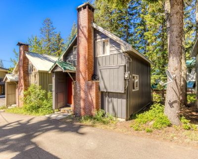 Avg / night: $247. Rustic & cozy cabin with fast WiFi & games - close to slopes, dining & golf | Located in Government Camp, OR | 4.48 Stars | 2 Bed, 1 Bath | No Pets. No pets. Max 6 guests. Step away from everyday life and escape to this lovely cabin located in Government Camp! With an open layout, guests will feel at home in this beautiful mountain setting. Spend entertaining and relaxing aft...