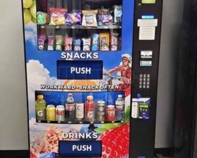 6 Healthy You HY2100 Snack and Drink Combo Vending Machines For Sale in Texas!