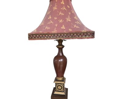 Vintage Frederick Cooper Late 20th Century Gilt Brass Table Lamp