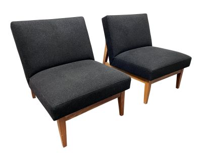 Room & Board Edwin Slipper Chairs, a Pair