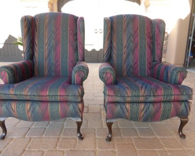 Wingback Chairs (x2)