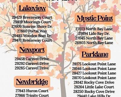 Heritage lake community yard sale