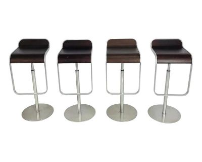Set of 4 “Lem” Counter/Bar Stools by Shin & Tomoko Azumi for LaPalma, Italy 2000