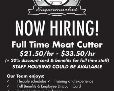 Full Time Meat Cutter