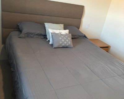 Total rooms: 3. Deposit: $500.00 * Utilities included?: Yes * Fees apply?: No. No preference. Non-smoking. Not for couples. Furnishings: Furnished * Parking: Yes * Living room: No * Broadband included: Yes. Availability Available Now Minimum term None Maximum term None. The room has a bed, TV, and private bathroom, and the rent includes everything: Electricity, internet, water. Laundry once a w...