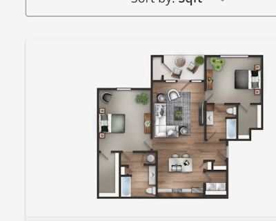 Available on: now. Unfurnished. Pet friendly. Parking available * Cat friendly * Dog friendly William will require background checks for this room Learn more. Rent $1,235 per month Bills Not included Security deposit $270 Property type Apartment Room furnishing Unfurnished Available on Now