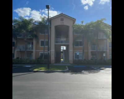 SW Palm 203 Drive. Large one-bedroom condo in a community with a large pool, fitness center, playground, and tennis courts. Close to I-95, shopping, entertainment, restrurants and more.Small storage area right outside unit.Washer and dryer in the home.. 1 Bedroom. 1 Bathroom. 868 ft