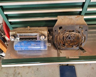 1956 CHEVY NOMAD PUSH BuTTON RADIO 1955 56 BEL AIR SPEAKER LINES POWER SUPPLY