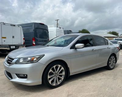Mileage: 193,700. Year: 2013. Make: Honda. Model: Accord. Trim: Sport Sedan 4D. Automatic, CVT transmission. Exterior: Silver. Interior: Black. Interior: Rear Spoiler, 4-Cyl i-VTEC 2.4 Liter, Backup Camera, Power Door Locks, AM/FM Stereo, Alarm System, Cruise Control, Traction Control, Daytime Running Lights, CD/MP3 (Single Disc), Automatic CVT, Power Windows, FWD, F&R Head Curtain Air Bags, Al...