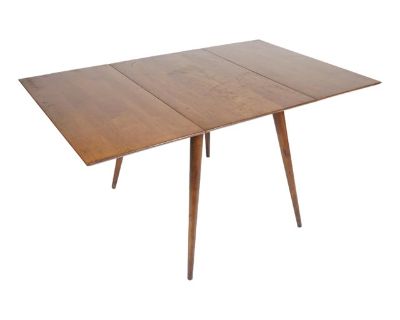 1960s Paul McCobb Planner Group Solid Maple Drop Leaf Dining Table