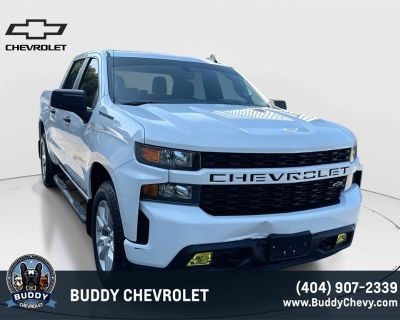 1 previous owner(s). Mileage: 0. Pickup Truck. Fuel Type: Gas. Summit White 2021 Chevrolet Silverado 1500 Custom RWD 8-Speed Automatic 2.7L Turbo **VEHICLE IS A BUYBACK THAT WAS REPAIRED BY MANUFACTURER \u0026 UNDER FACTORY WARRANTY, **REAR BACKUP CAMERA, **REMOTE START, **RUNNING BOARDS, **SIRIUS XM SATELLITE RADIO, **TOWING PACKAGE, **USB PORTS, **VEHICLE REACQUIRED FOR NO START / SHIFTING ER...