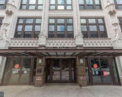 916 G St NW Apt 602. Unique opportunity to lease a well-appointed, chic and spacious 1BR/1BA urban unit at Mather Studios in the heart of dynamic Penn Quarter. This large flat features an amazing and stunning blend of industrial and classic textures and finishes to include exposed brick walls, exposed ductwork and epoxy concrete flooring. The Unit offers a metal entry door with entry hall, cust...