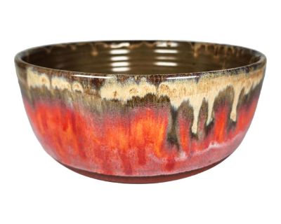 Vintage Ben Bieri Studio Pottery Bowl Wheel Thrown PNW Wa
