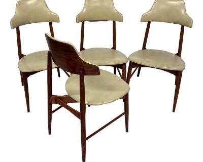 Set of 4 Kodawood Oyster High-Back Dining Chairs
