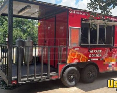 2023 20' Eagle Cargo Kitchen Food Trailer with Porch | Food Concession Trailer