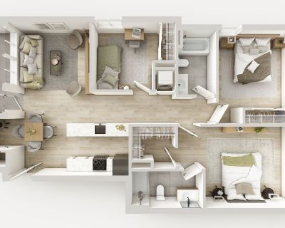 3 Bedroom 2BA 1215 ft Pet-Friendly Apartment For Rent in Salem, OR