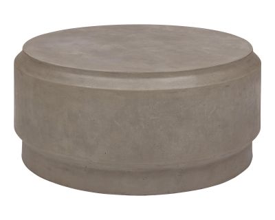 Mixx Barrel Coffee Table, Dark Grey - 39"