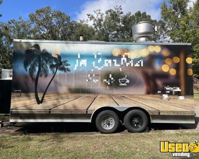 2023 8.5' x 18' Kitchen Food Concession Trailer with Fire Suppression System