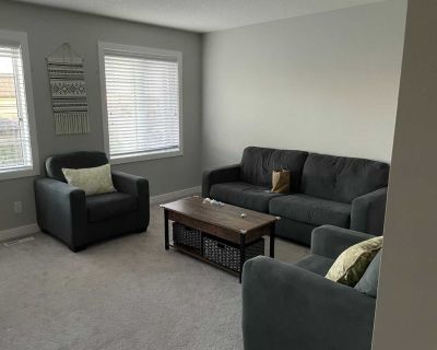 Couch, two chairs and coffee table set