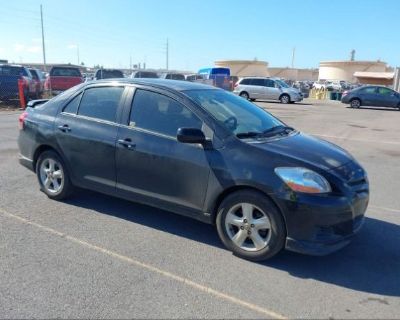 Salvage Black 2007 Toyota Yaris S