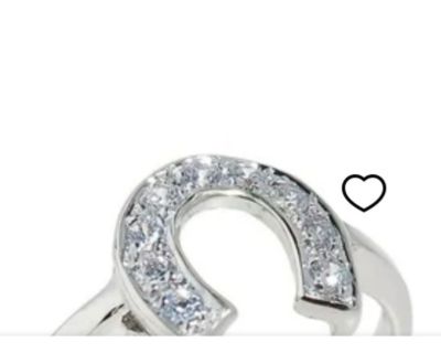 New!  Faux Fashion Horseshoe Rings!  Sterling Silver!  All Sizes!  Layaway!