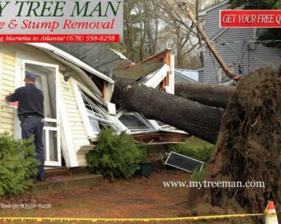 Tree Removal Services in Atlanta GA |Tree Removal Service (Over 99 5 star google FREE ESTIMATES