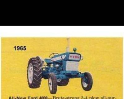 Ford 4000 diesel tractor
