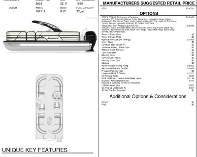 2025 Berkshire 22RFX CTS Boat Columbia City, IN