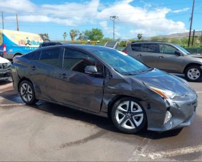 Salvage Gray 2018 Toyota Prius Four/four Touring/one/three/three Touring/two/two Eco