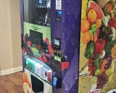 Healthier 4 U Snack and Cold Drink Combo Vending Machine For Sale in Texas!