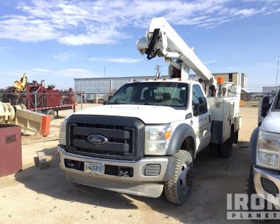 2013 ETI EFC371H Articulated Boom on 2013 Ford F-550 XL 4x4 Bucket Truck