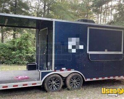 Like New 2020 - 8.5' x 20' Street Vending Unit - Concession Trailer with Open Porch