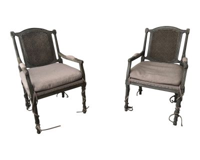 Contemporary Aidan Gray Ferrel Dining Chairs- a Pair