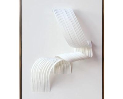 A Minimalist Abstract Paper Artwork, "Distortion 002"