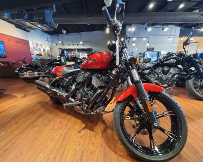 2024 Indian CHIEF DARK HORSE, SUNSET RED METALLIC, 49ST