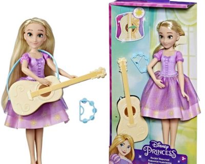Brand New Rapunzel with a Guitar Doll
