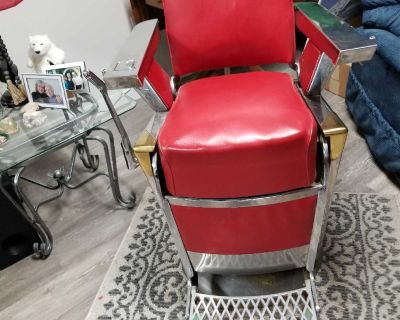 Antique Barbershop Chair