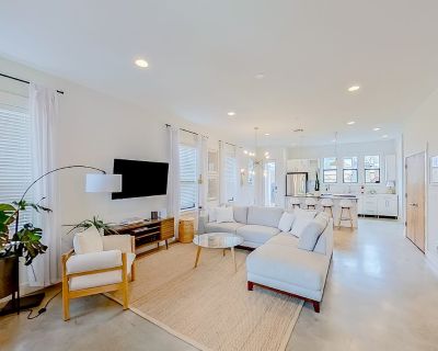 Avg / night: $208. Modern 2-story dog-friendly condo with quaint patio, central AC & washer/dryer | Located in Austin, TX | 4.61 Stars | 2 Bed, 2.5 Bath | Pet-friendly. Dog-friendly. Max 4 guests. When planning your next getaway to Austin, there is no better option than this two-story condo conveniently located two miles from lively downtown Austin! You will love the convenience of having every...