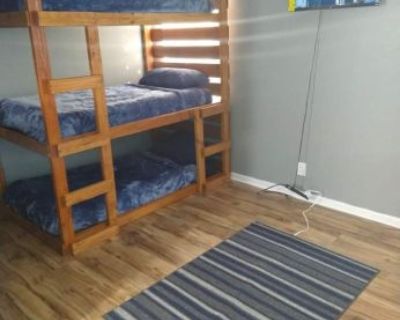 BUNKPAD is a  hostel, a form of low-cost, short-term shared sociable lodging where guests can rent a bed, usually a bunk bed in a dormitory style, with shared use of a lounge and and a kitchen. Rooms can be mixed or single-sex and  shared bathrooms.
Prices: $90 a week, and $375 a month 
plus tax. No app, credit or deposits.

Book @
www.bunkpadofconroe.com
740 377 8337
BUNKPAD-"A New Social Move...