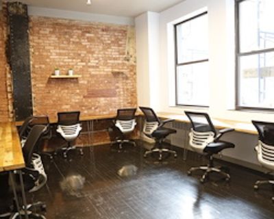 Team Office. Located in between the Empire State Building and Madison Square Park. On our 2nd and 3rd Floors, we offer fully furnished Private Offices with amenities; 24/7 Access Conference Room Credits High-Speed WIFI Printer/Scanner Cleaning Services Phone Booths Coffee, Tea & Water Mailing Services Receptionist . WiFi Fiberoptics - fast, reliable and secure! Furnished The office is elegantly...