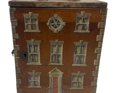 Antique English 1920 Microscope Box Chateau