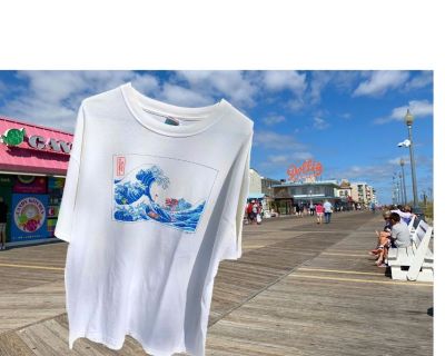 *$10 SALE* The "Rehoboth Wave" XL Mens Graphic T Shirt
