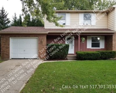 2964 Briarwick. **VIDEO IS OF THE OTHER UNIT IN THIS DUPLEX, WHICH IS VERY SIMILAR. Well maintained 3 bedroom, 1.5 duplex located in the desirable East Lansing school district. Kitchen equipped with range, oven, refrigerator and dishwasher. Eat-in kitchen and a separate dining area. Wood laminate flooring in kitchen/dining. Carpet in living room. Sliding glass door to nice back patio. Half bath...
