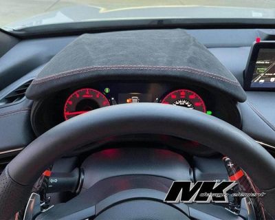 2021 - Up Acura TLX Custom Gauge Visor Cluster Trim Alcantara